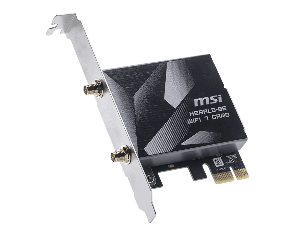 HERALD BE9400 WiFi 7 PCIe Card - Boutique en ligne officielle de MSI France