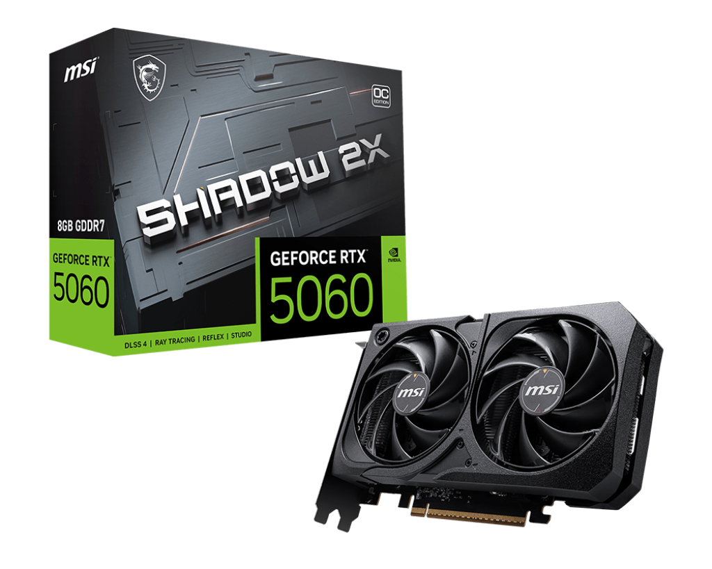 MSI MSI GeForce RTX 5060 8G SHADOW 2X OC