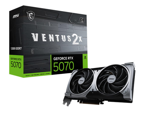 GeForce RTX 5070 12G VENTUS 2X - Boutique en ligne officielle de MSI France