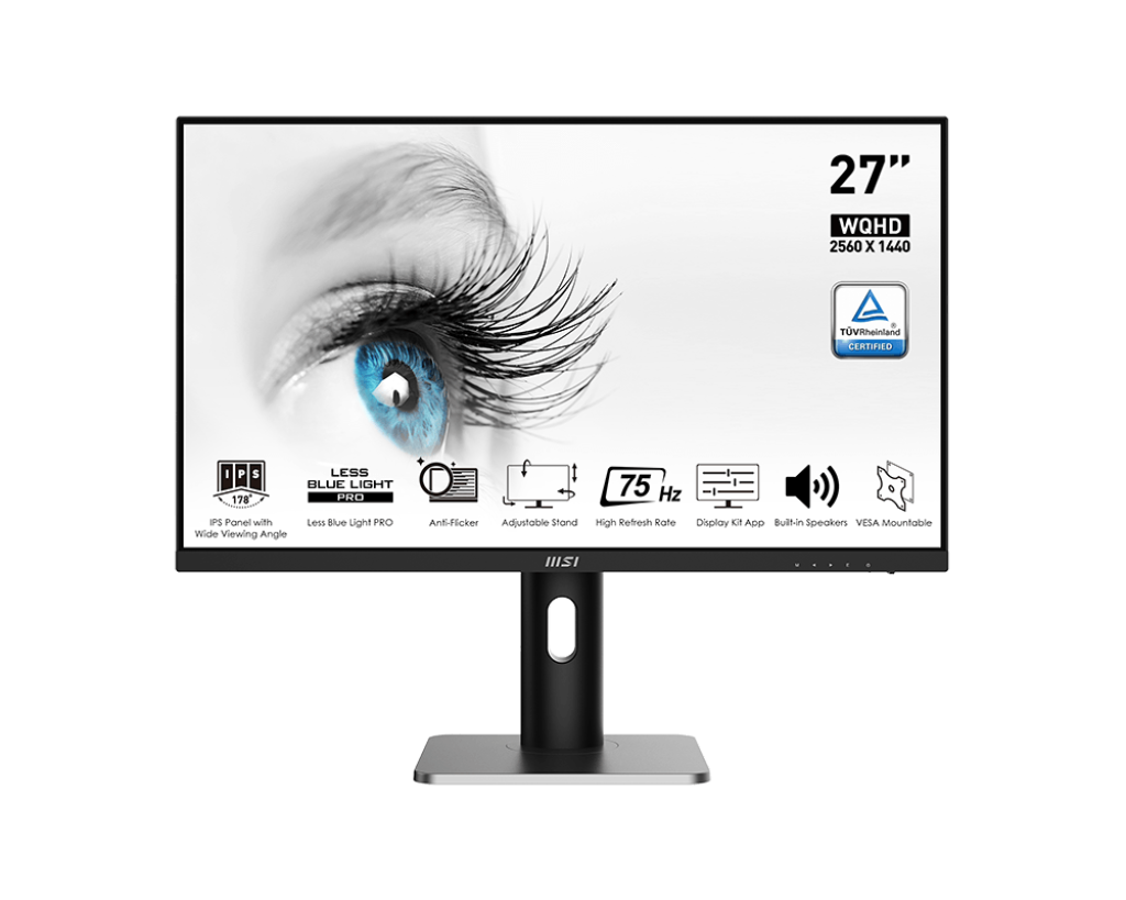 PRO MP273QP : 27" WQHD 75Hz IPS Haut-parleurs intégrés