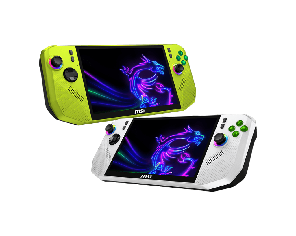 Console portable Claw A8 BZ2EM-040FR Neon Green - Boutique en ligne officielle de MSI France