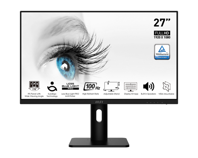 PRO MP273AP | Écran 27'' - IPS - Full HD - 100Hz - Haut-parleurs intégrés - Boutique en ligne officielle de MSI France