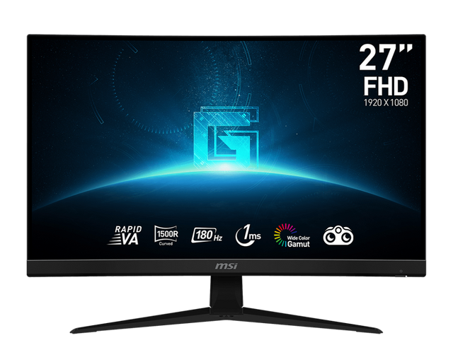 G27C4 E3: 27" FHD 180Hz 1ms Incurvé 1500R - Boutique en ligne officielle de MSI France