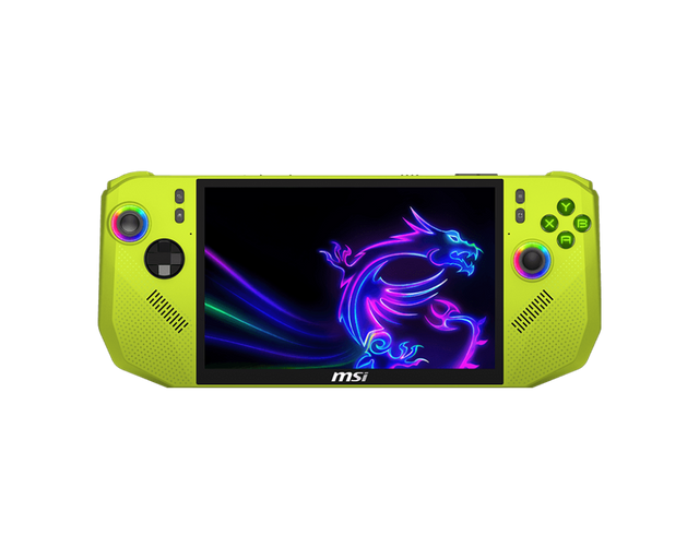 Console portable Claw A8 BZ2EM-040FR Neon Green - Boutique en ligne officielle de MSI France