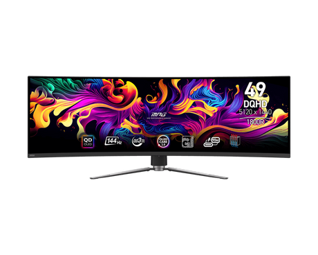 MPG 491CQP QD-OLED : QD-OLED 144Hz 1ms Incurvé 1800R Adaptive-Sync - Boutique en ligne officielle de MSI France