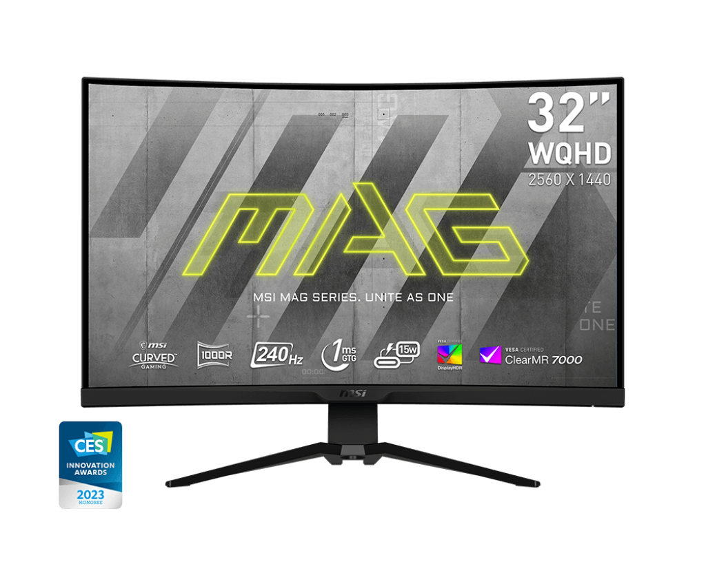 MAG 325CQRXF : 32'' WQHD 240Hz 1000R Rapid VA - Boutique en ligne officielle de MSI France