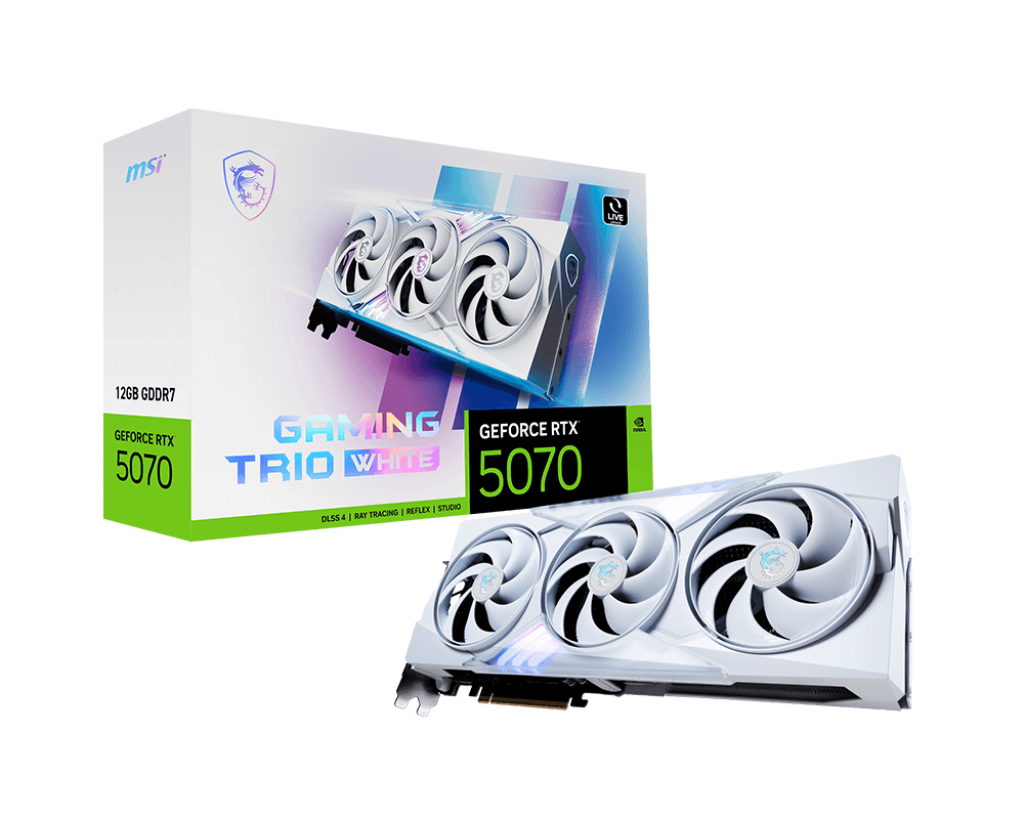 GeForce RTX 5070 12G GAMING TRIO WHITE - Boutique en ligne officielle de MSI France