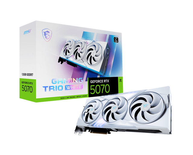 GeForce RTX 5070 12G GAMING TRIO WHITE - Boutique en ligne officielle de MSI France