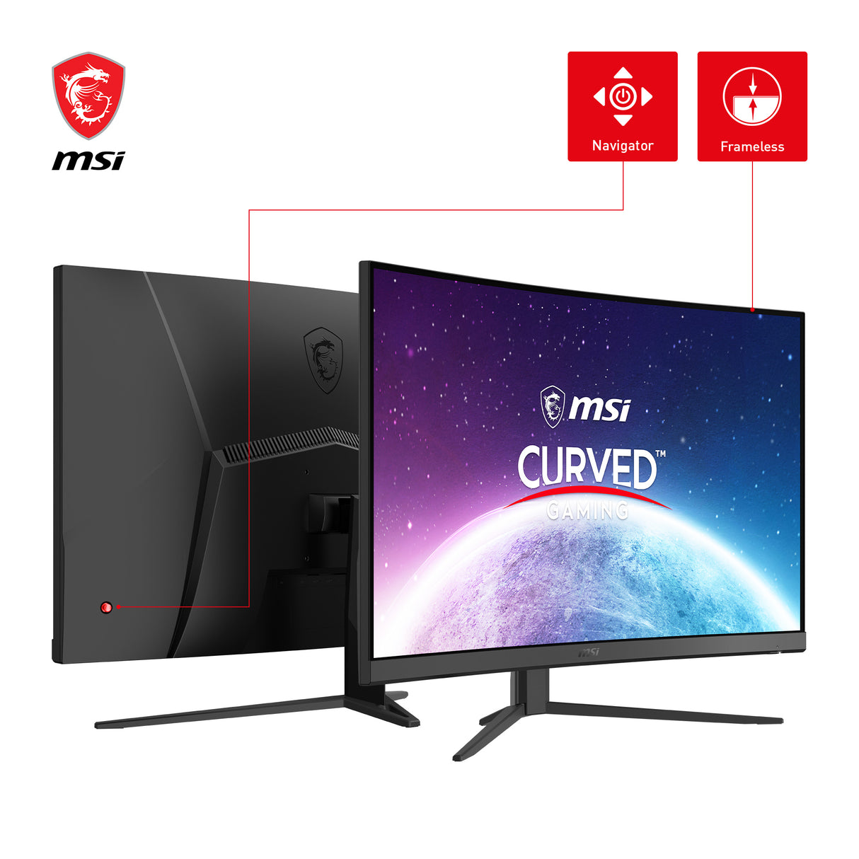 G32C4X : FHD Incurvé 1500R 250Hz 1ms FreeSync Premium - Boutique en ligne officielle de MSI France