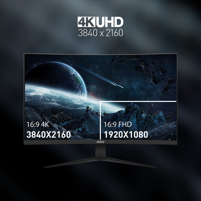 G321CU : 4K UHD Incurvé 1500R  144 Hz  1 ms  FreeSync Premium