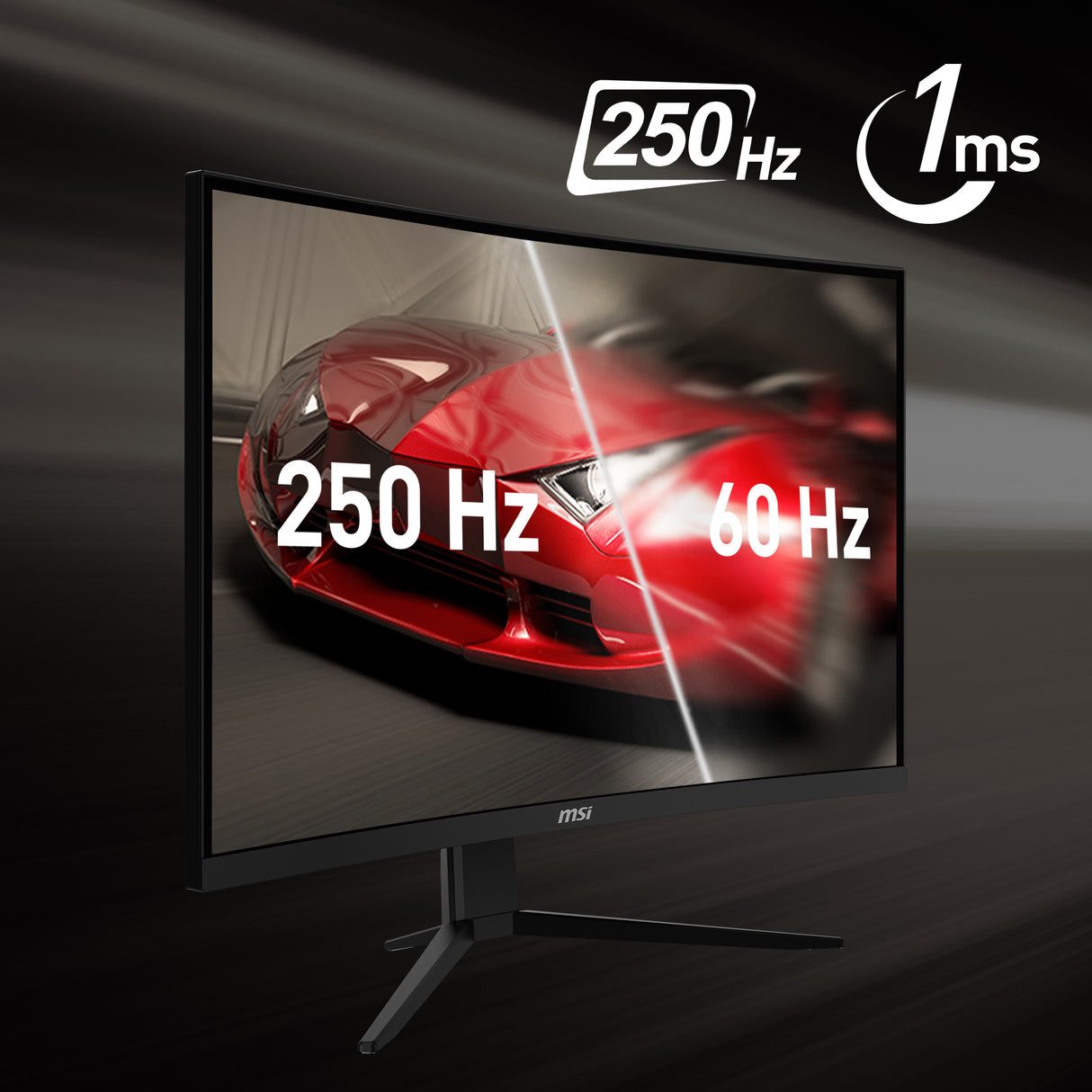 G32C4X : FHD Incurvé 1500R 250Hz 1ms FreeSync Premium - Boutique en ligne officielle de MSI France