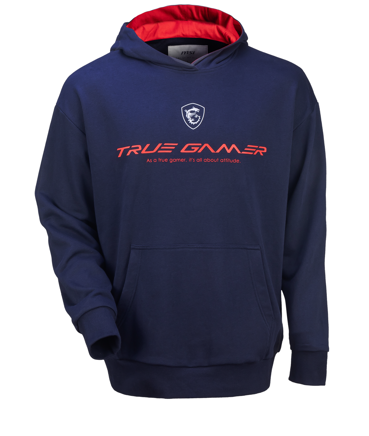Sweat à capuche True Gamer en coton - Boutique en ligne officielle de MSI France