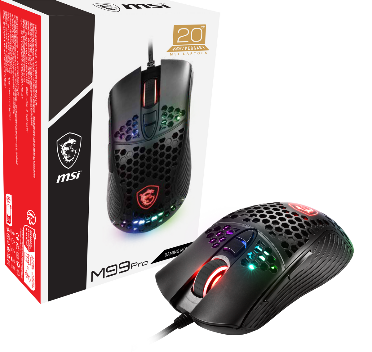 MSI Gaming Mouse_M99 Pro Box_20th - Boutique en ligne officielle de MSI France