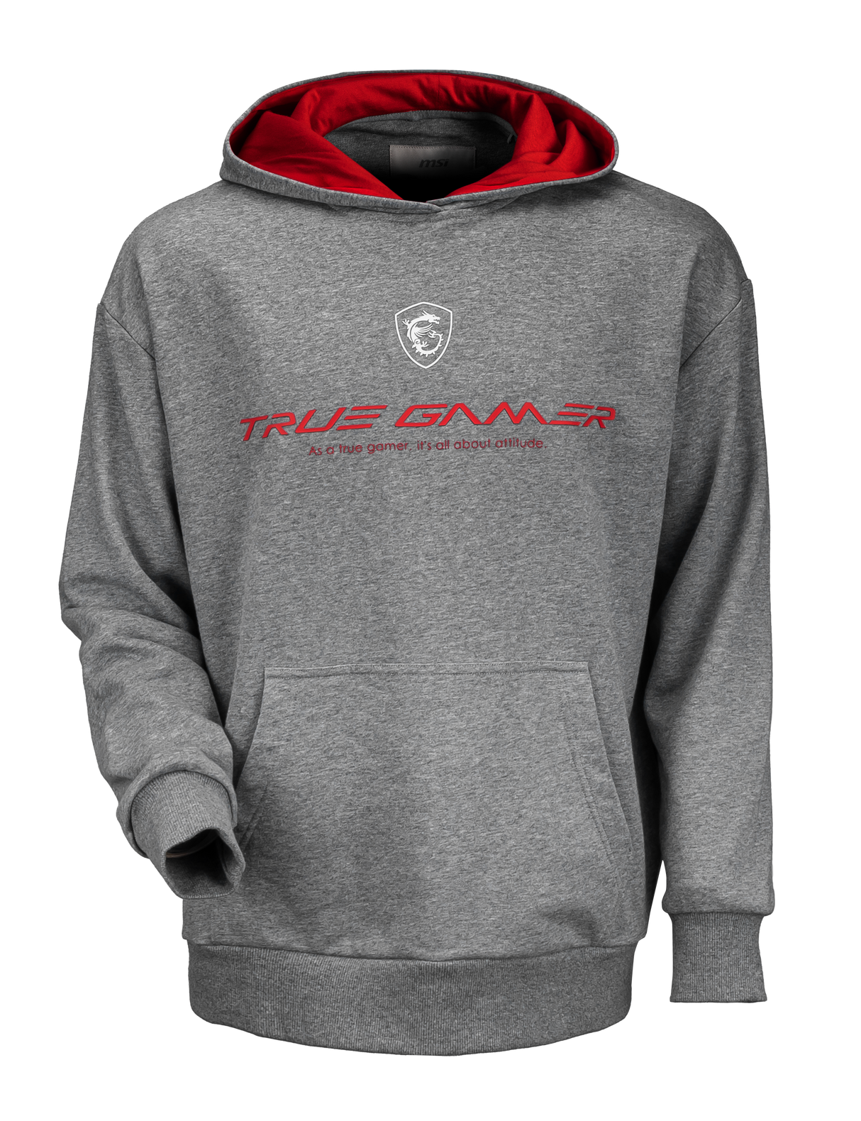 Sweat à capuche True Gamer en coton - Boutique en ligne officielle de MSI France