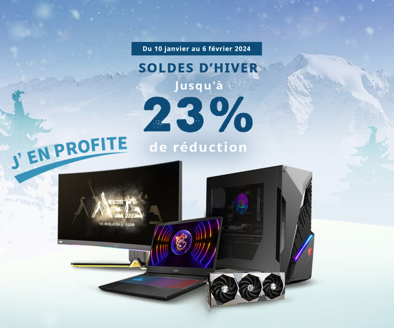2023 Soldes d'hiver - PC Portables— Boutique en ligne officielle de MSI  France