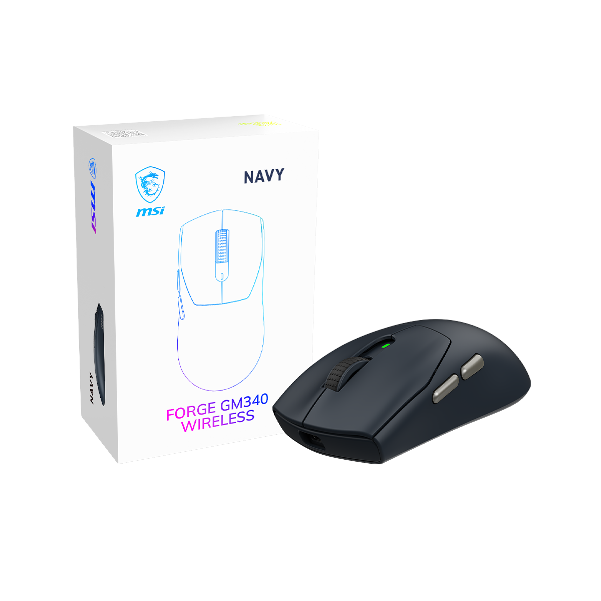 MSI FORGE GM340 WIRELESS NAVY
