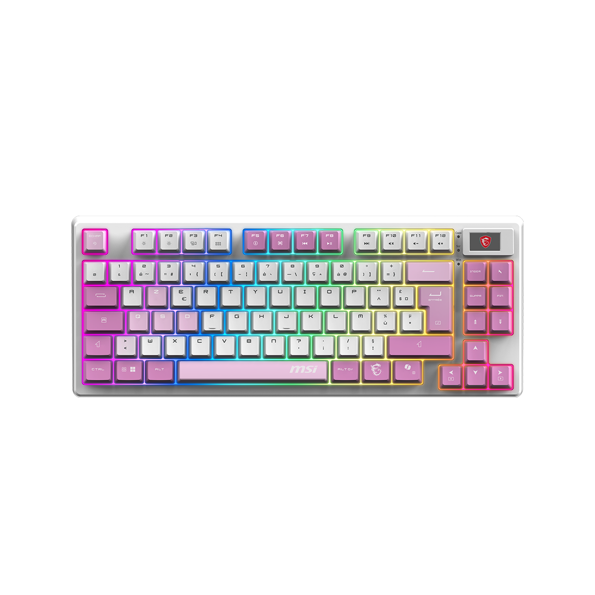 MSI FORGE GK600 TKL W VIOLET FR - Boutique en ligne officielle de MSI France
