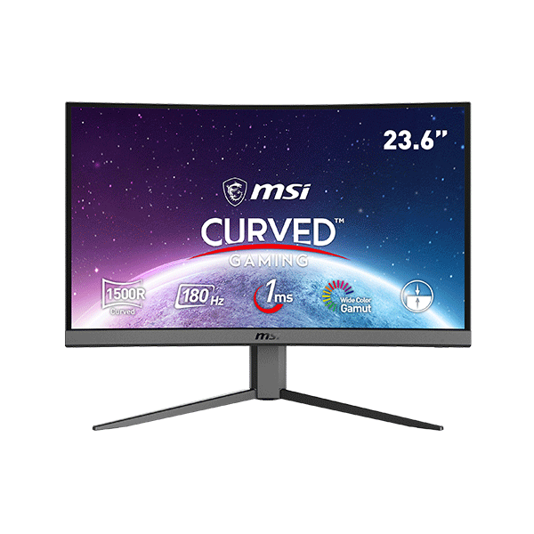 G24C4 E2 : Full HD 180Hz 1ms  Incurvé 1500R FreeSync Premium - Boutique en ligne officielle de MSI France