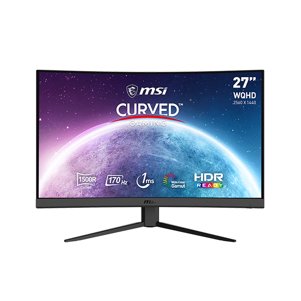 Optix G27CQ4 E2：WQHD 170Hz 1ms incurvé 1500R FreeSync Premium - Boutique en ligne officielle de MSI France