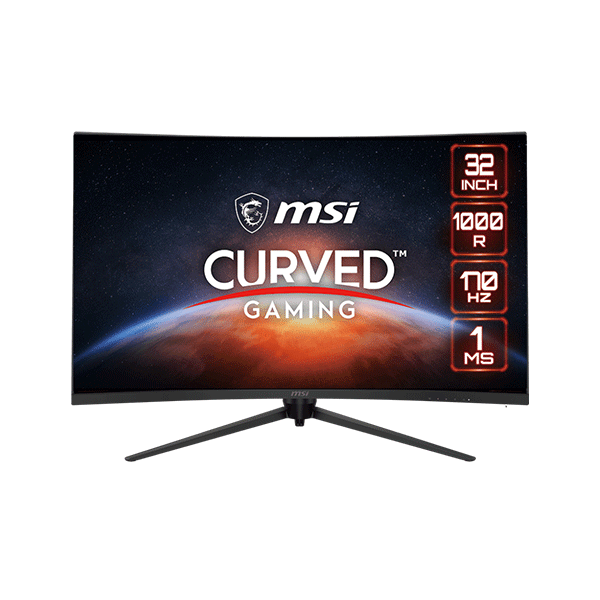 G321CQP E2: 31.5" WQHD 170Hz 1ms Incurvé 1000R Adaptive-Sync - Boutique en ligne officielle de MSI France