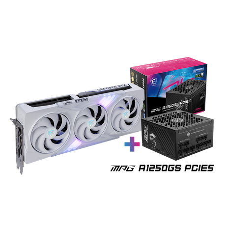MSI GeForce RTX 5080 16G GAMING TRIO OC WHITE + MSI MPG A1250GS PCIE5 offerte - Boutique en ligne officielle de MSI France