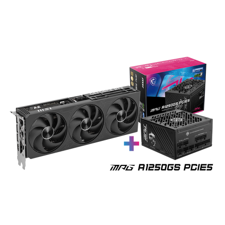 MSI GeForce RTX 5080 16G INSPIRE 3X OC BLACK + MSI MPG A1250GS PCIE5 offerte - Boutique en ligne officielle de MSI France