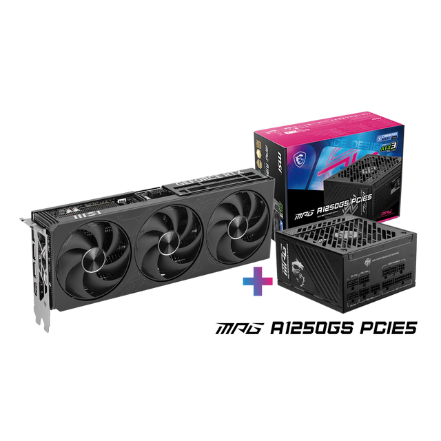 MSI GeForce RTX 5080 16G INSPIRE 3X OC BLACK + MSI MPG A1250GS PCIE5 offerte - Boutique en ligne officielle de MSI France