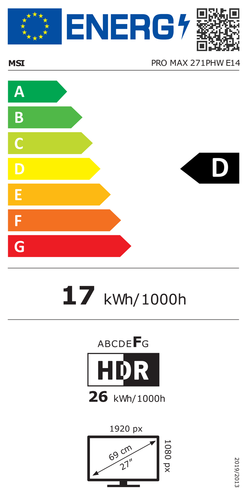 Energy Efficiency Label
