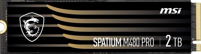 MSI SPATIUM M480 PRO PCIe 4.0 NVMe M.2 2TB - Boutique en ligne officielle de MSI France