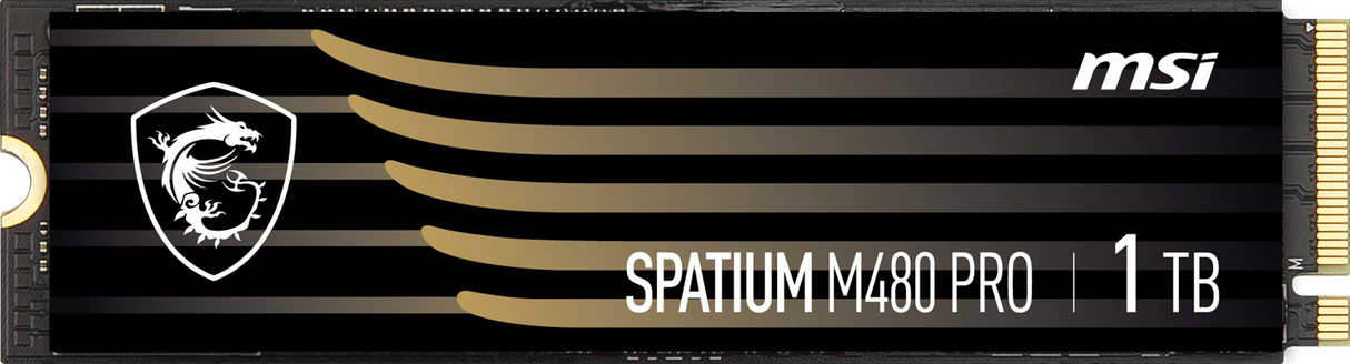 SSD | SPATIUM M480 PRO PCIe 4.0 NVMe M.2 1TB - Boutique en ligne officielle de MSI France