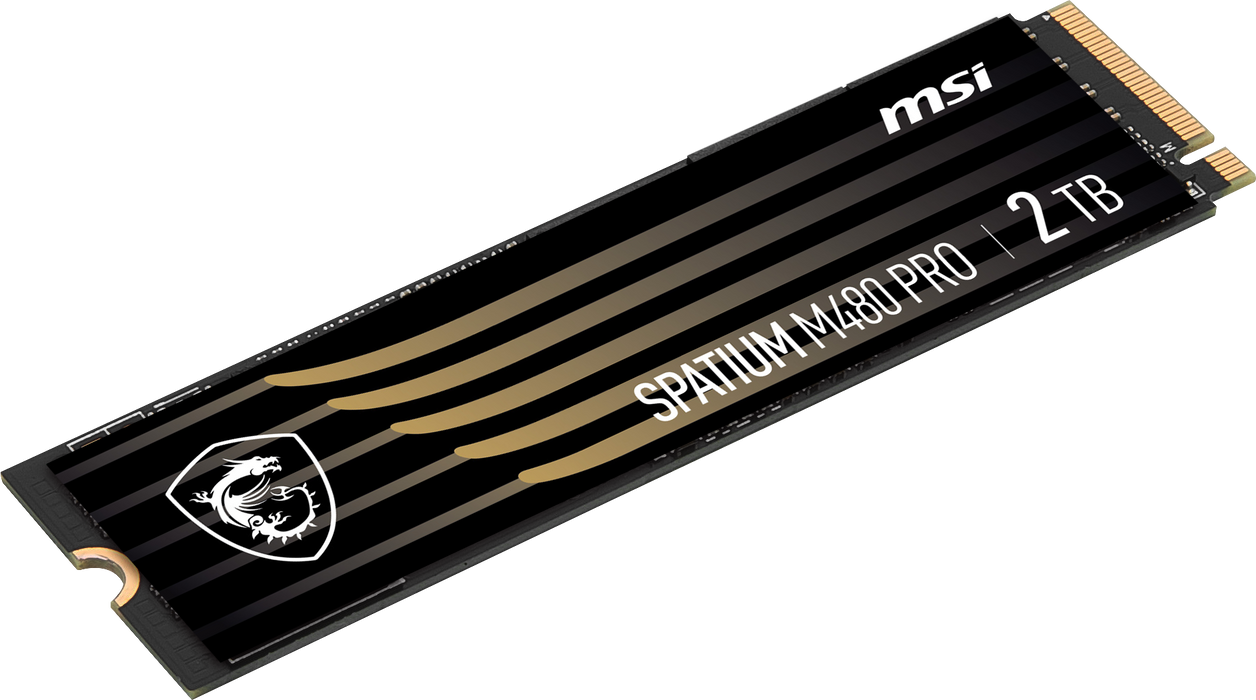 SSD | SPATIUM M480 PRO PCIe 4.0 NVMe M.2 2TB - Boutique en ligne officielle de MSI France