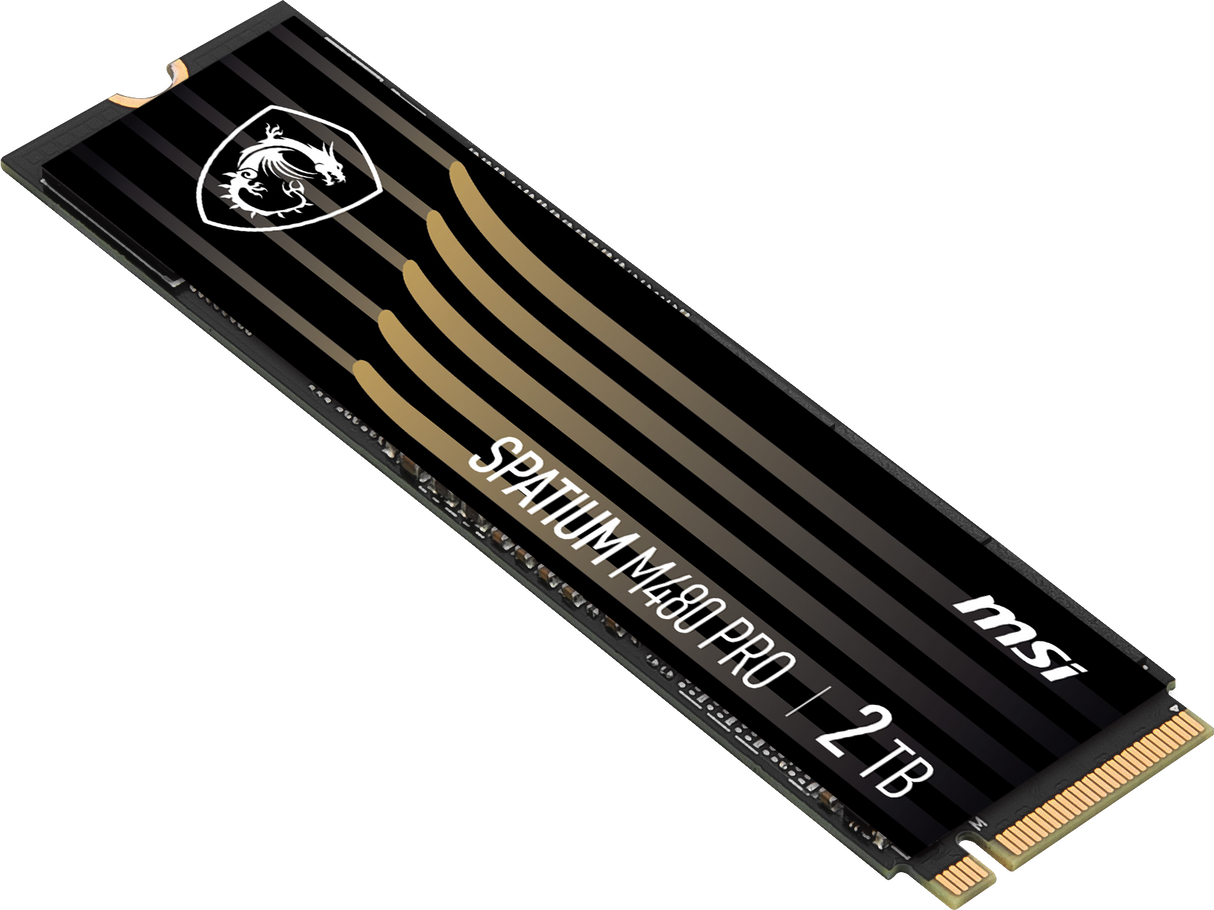 MSI SPATIUM M480 PRO PCIe 4.0 NVMe M.2 2TB - Boutique en ligne officielle de MSI France