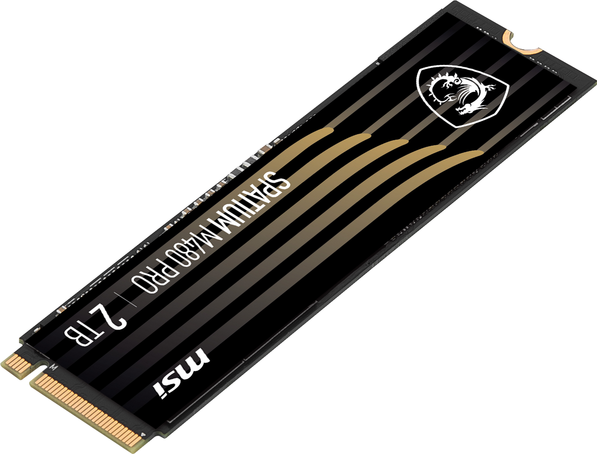 SSD | SPATIUM M480 PRO PCIe 4.0 NVMe M.2 2TB - Boutique en ligne officielle de MSI France