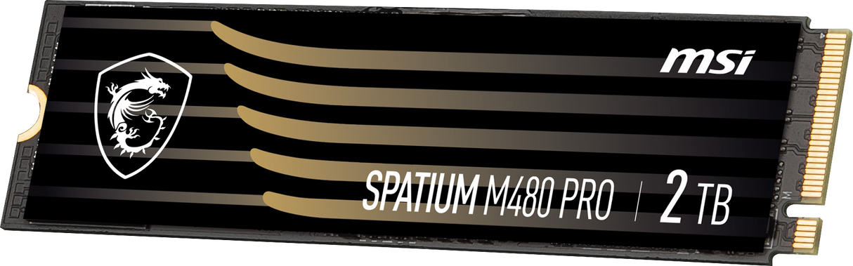MSI SPATIUM M480 PRO PCIe 4.0 NVMe M.2 2TB - Boutique en ligne officielle de MSI France