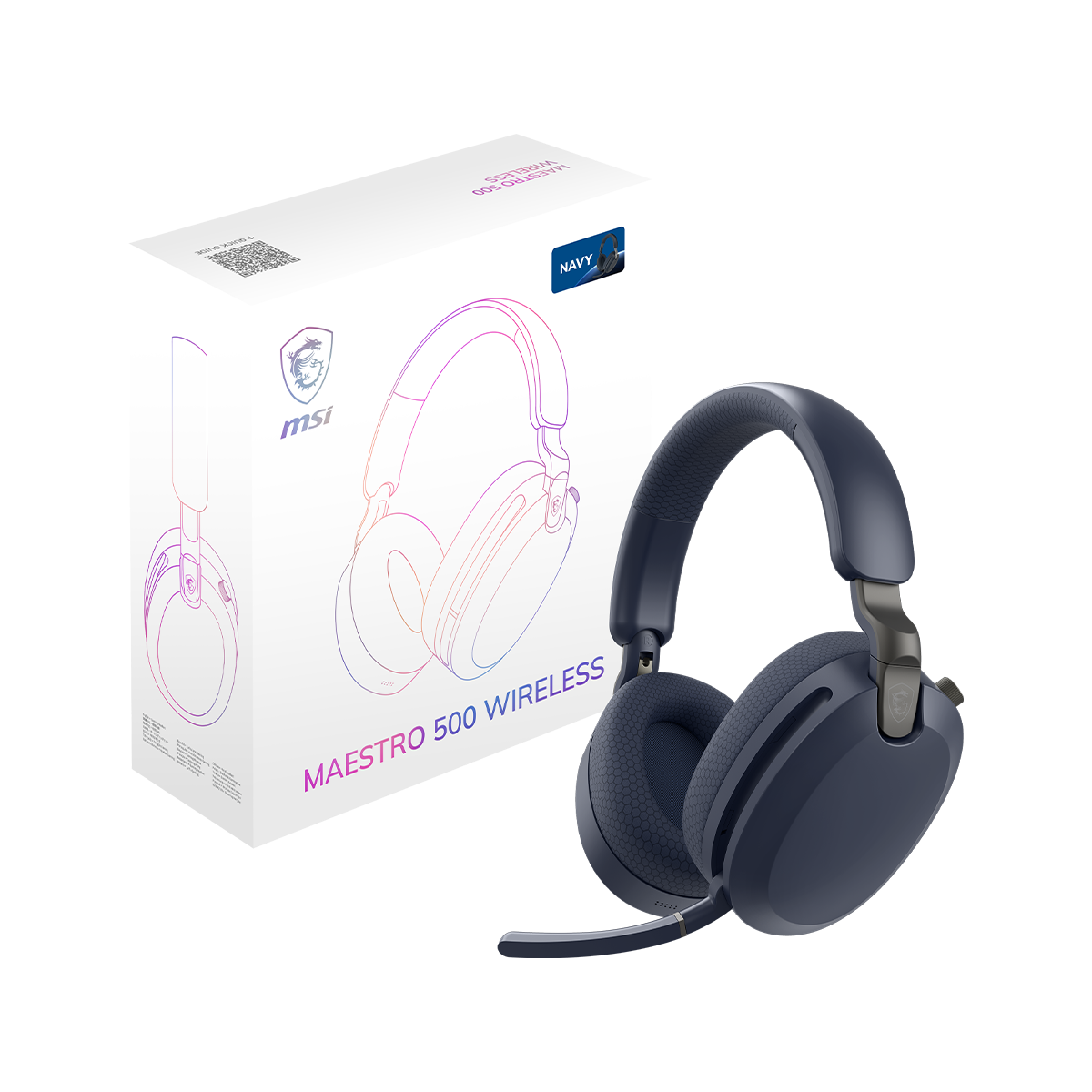 MSI MAESTRO 500 WIRELESS NAVY - Boutique en ligne officielle de MSI France