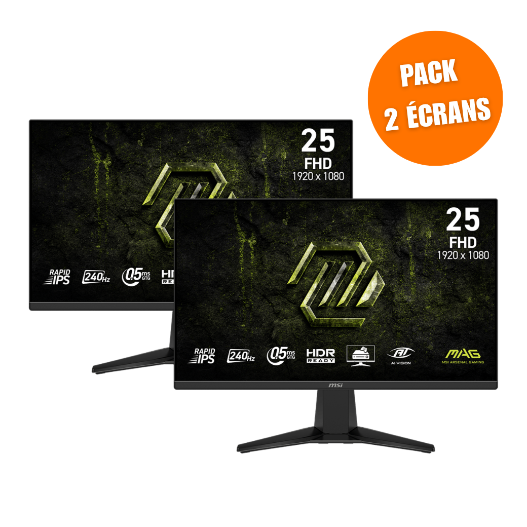 MSI MAG 255F X24 - Pack de 2