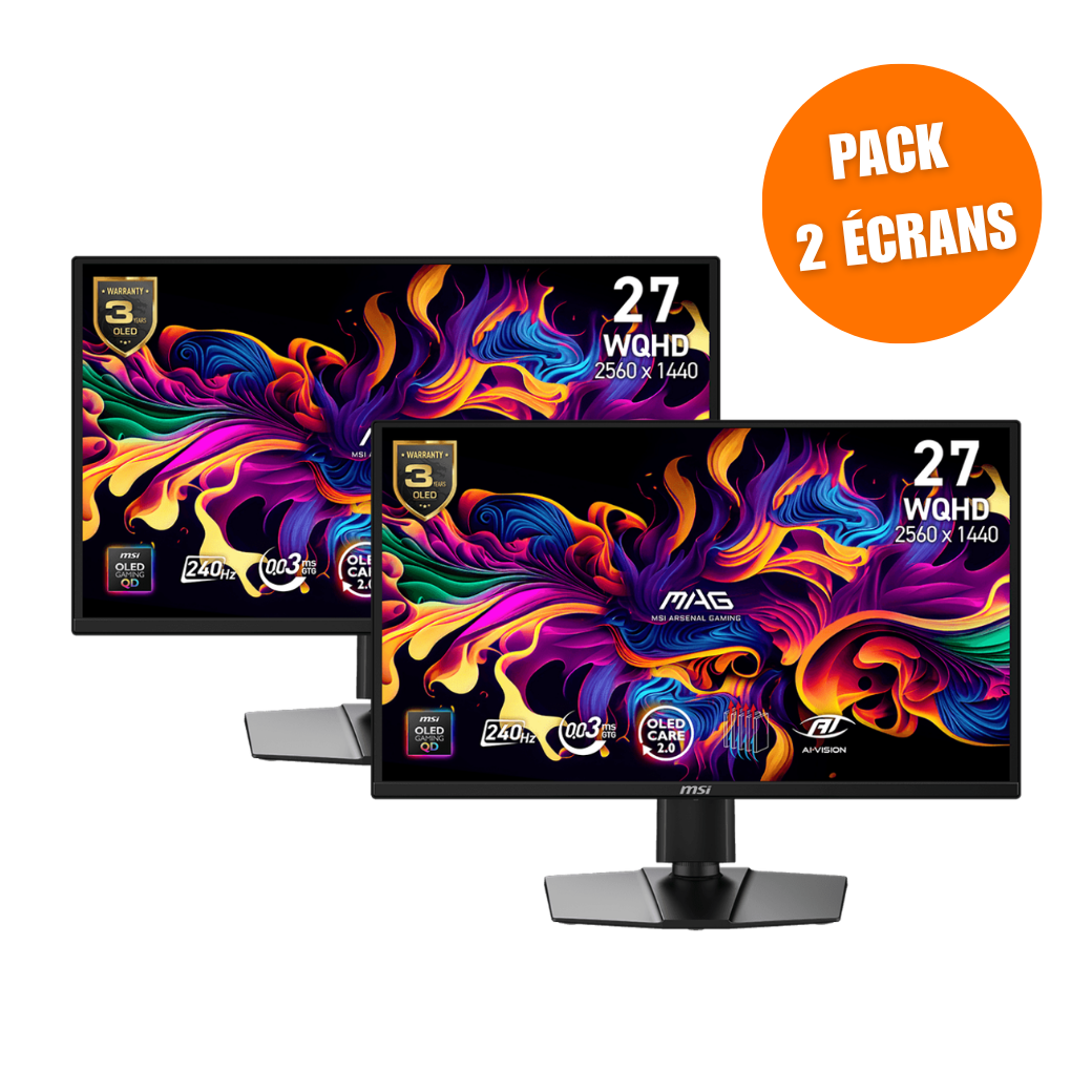 MSI MAG 272QP QD-OLED X24 - Pack de 2