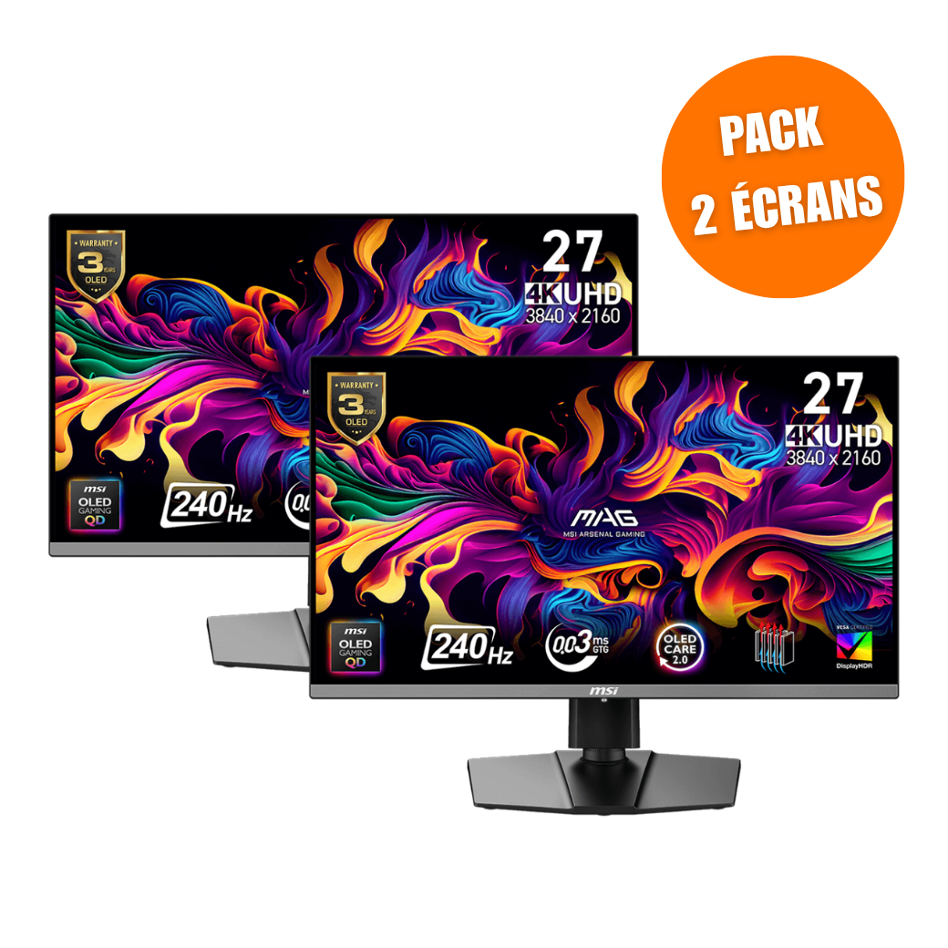 MSI MAG 272UP QD-OLED X24 - Pack de 2
