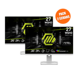 Pack de 2 Écrans Gamer | MAG 274QRFW - Boutique en ligne officielle de MSI France