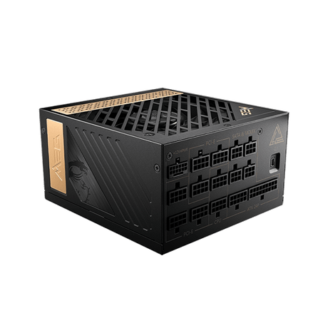 MEG Ai1300P PCIE5 : Alimentation, 1300W, 80 Plus Gold, ATX 3.0, Support GPU - Boutique en ligne officielle de MSI France