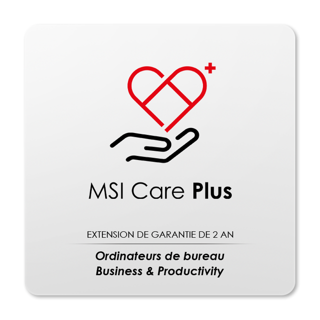 2 ans - Extension de garantie pour ordinateurs de bureau de série Cubi et PRO PD - Boutique en ligne officielle de MSI France