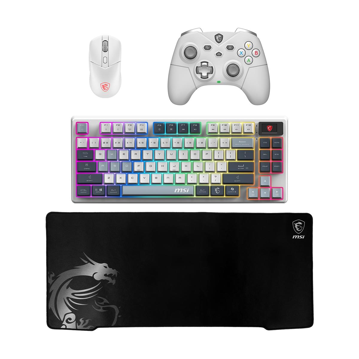 Pack Gaming Blanc - Boutique en ligne officielle de MSI France