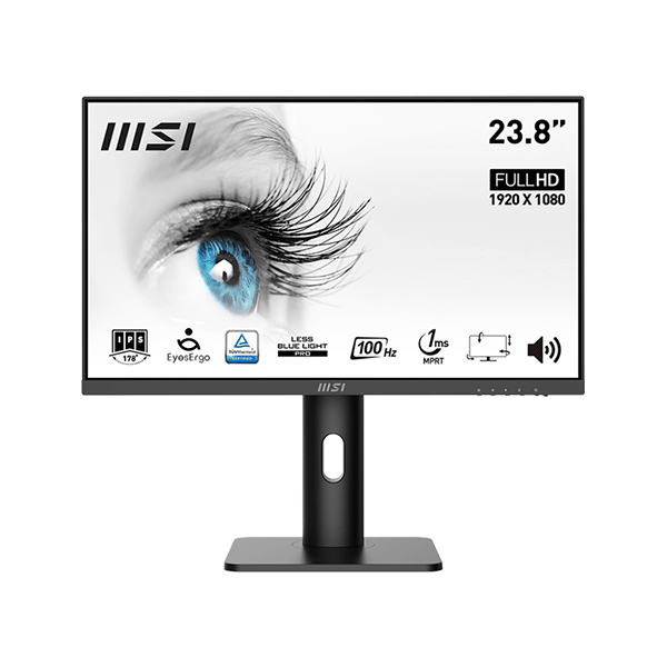 PRO MP243XP | Écran 24 '' - IPS - Full HD - 100Hz - Haut-parleurs intégrés - Boutique en ligne officielle de MSI France