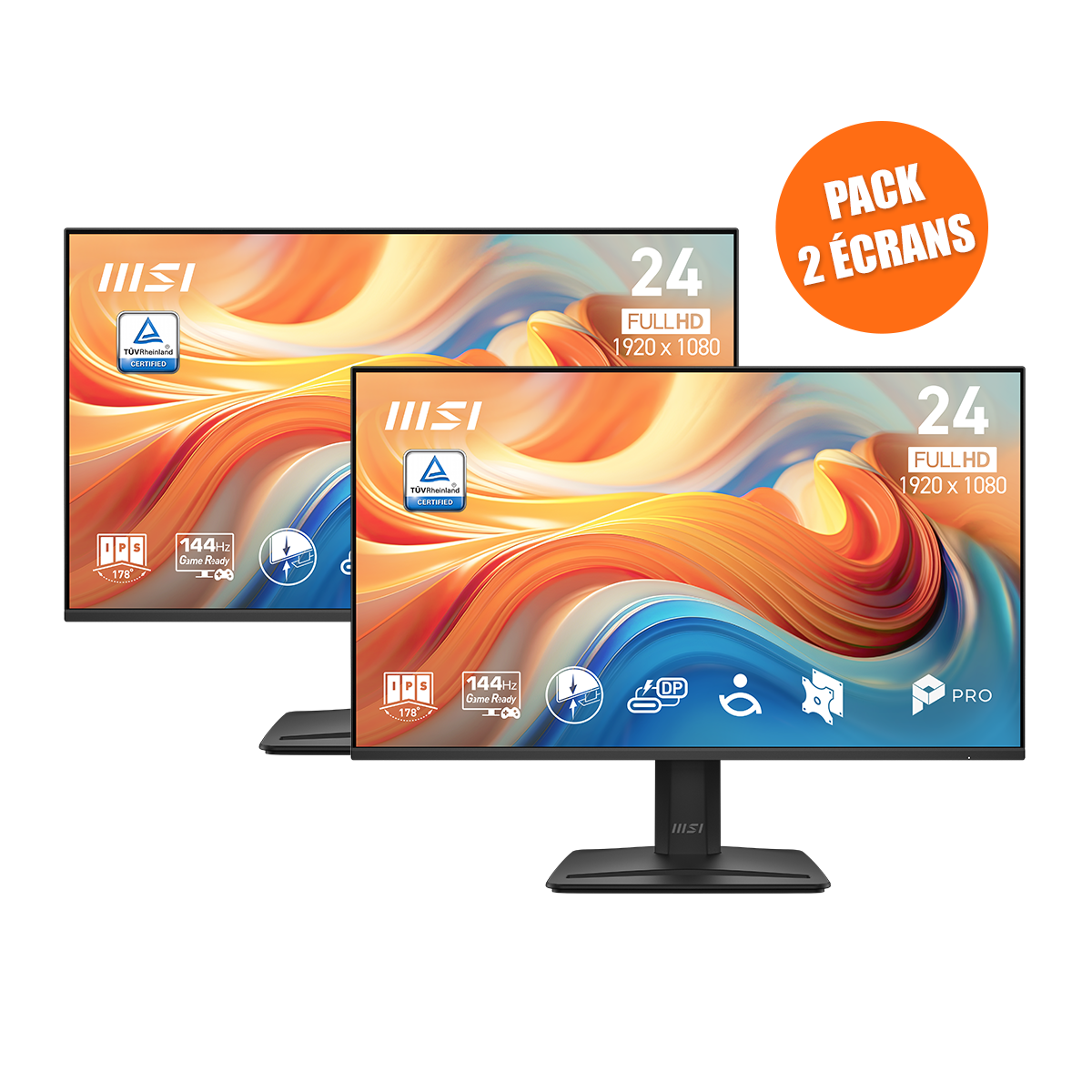 MSI PRO MP242 E14C - Pack de 2 - Boutique en ligne officielle de MSI France