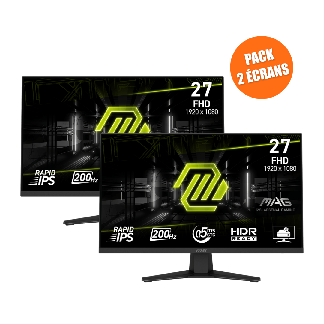 Pack de 2 Écrans Gamer | MAG 274F