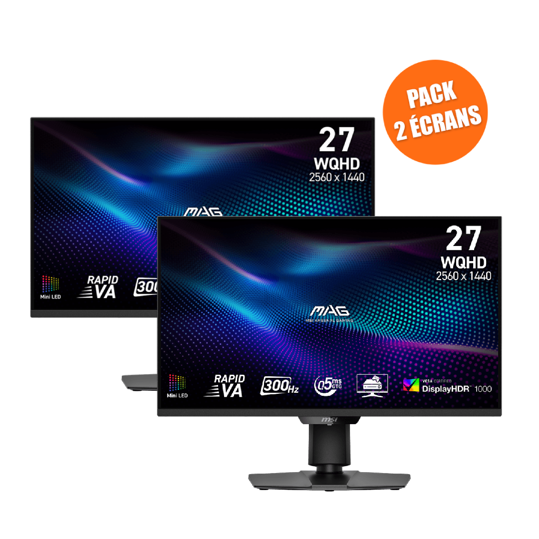 Pack de 2 Écrans Gamer | MAG 274QPF X30MV