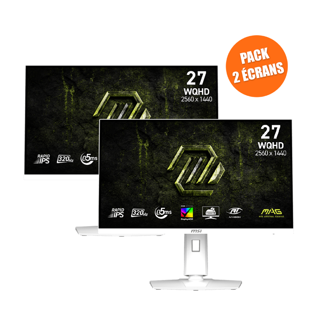 Pack de 2 Écrans Gamer | MAG 274QRFW X32
