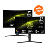 Pack de 2 Écrans Gamer | MAG 275CQRF QD E2