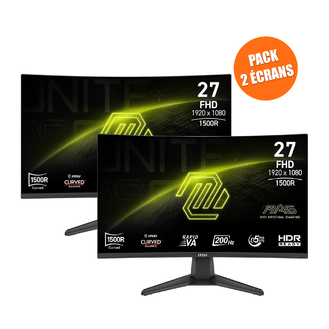 Pack de 2 Écrans Gamer | MAG 276CF E20