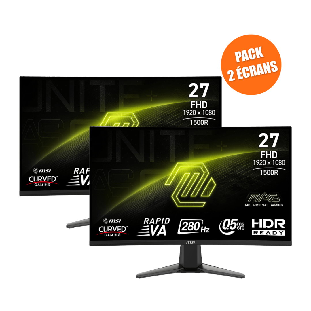 Pack de 2 Écrans Gamer | MAG 276CXF